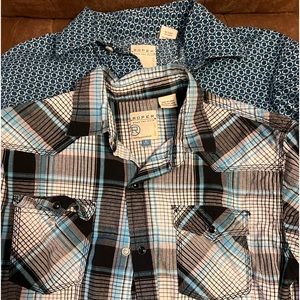 Boys pearl snap shirt bundle